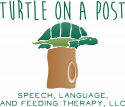 Language Therapy — Turtle on a Post
