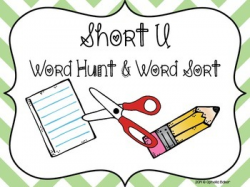 Short U Word Sort & Word Hunt