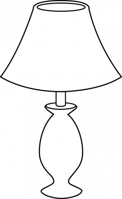 28+ Collection of Lamp Clipart Black And White | High quality, free ...