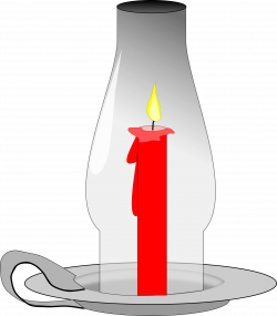 Clipart - Candle Hurricane Lantern