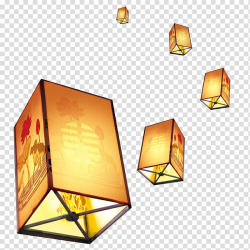 Orange floating lanterns, Light Lantern, lantern transparent ...