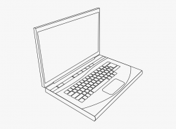 Free Computer Clipart Black And White And Featured - Laptop ...