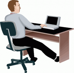 Download person using laptop clipart Clip art | Furniture ...