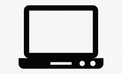 Laptop Clipart Black And White - Laptop Mac Icon Png ...