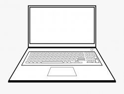 Laptop Png Black And White - Netbook #1219040 - Free ...