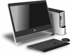 Image for generic office desktop computer clip art | Technology Clip ...