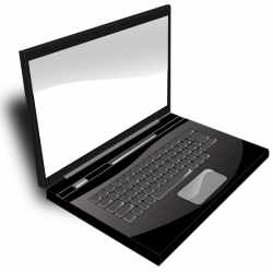 Laptop PNG Black And White Transparent Laptop Black And White.PNG ...