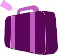 Purple Luggage Clip Art at Clker.com - vector clip art online ...