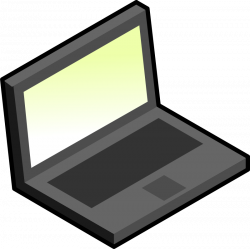 Clipart - Simple laptop