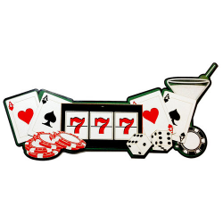 Paper Wizard Las Vegas Players Border Die Cut