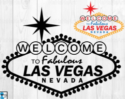 Las Vegas sign - Clipart / Cutting Files Svg Png Jpg Dxf Digital Graphic  Design Instant Download Commercial Use game city icon 01043c