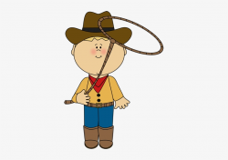 Western Clipart Animated - Cowboy With Lasso Clipart PNG ...