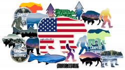 stickers.png | Camping | Pinterest | Campfires and Outdoors
