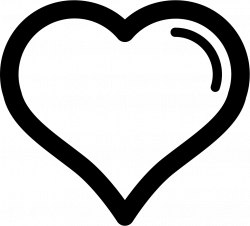 Heart With Gross Outline Svg Png Icon Free Download (#33362 ...