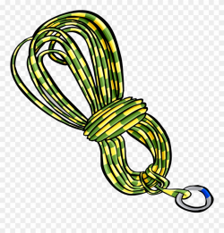 Lasso Clipart Navy Rope - Rock Climbing Rope Clipart - Png ...