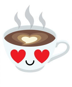 Download lattee emoji clipart Coffee cup Latte | Coffee ...
