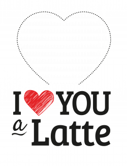Personalised Apron - I Love You A Latte | GettingPersonal.co.uk