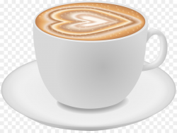 Latte Cappuccino Espresso Coffee Cafe - coffee png download ...