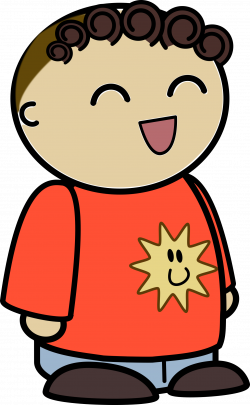 Clipart - mix and match character jordan laughing side