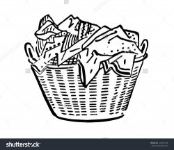Laundry Basket Clipart Black And White Clipground, White ...