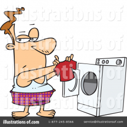 Laundry Clipart #433222 - Illustration by toonaday