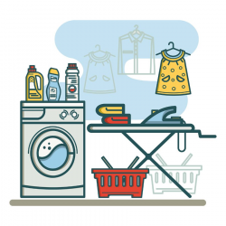 Free Laundry Room Linear Icons | Future Projects? | Laundry ...