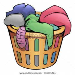 32 Laundry Basket Clip Art, Put Dirty Clothes In Hamper ...