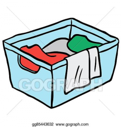 Vector Stock - Laundry basket. Clipart Illustration ...