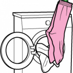 Socks Clipart Washing - Laundry - Png Download - Full Size ...
