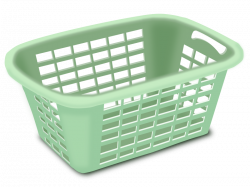 Clipart - Plastic Laundry Basket
