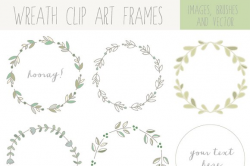 Handdrawn Laurel Wreath Clip Art ~ Illustrations ~ Creative Market