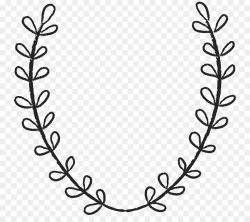 Black And White Flower clipart - Wreath, Graphics, White ...