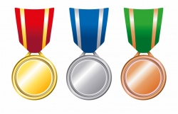 Transparent Gold Silver Bronze Medals Png Clipart {#2337310 ...