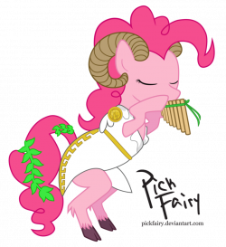 PF's Greek Ponies~ Pinkie Pie Pan~ by PickFairy on DeviantArt