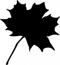 Black Leaf Clip Art at Clker.com - vector clip art online, royalty ...