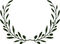 Olive Branch Laurel Wreath-print and cut files-png, jpg, svg ...