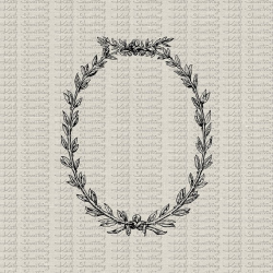 Oval Laurel Wreath Printable Image Digital Collage Sheet ...