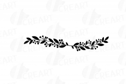 Laurel wreath clipart, Monogram frames silhouette