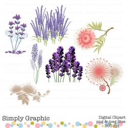 Lavender, Wedding, Bouquet, Plant, Purple Flower Clipart ...