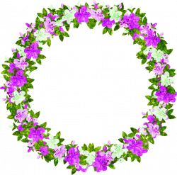 Wreath of flowers of azalea by atelier-bw on DeviantArt