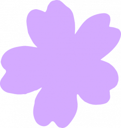 Light Purple Flower Clip Art at Clker.com - vector clip art online ...