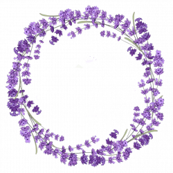 Lavender Wreath Stock photography Clip art - Purple lilac wreath ...