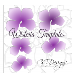 Hanging Paper Wisteria Flower Templates | Pinterest | Wisteria ...