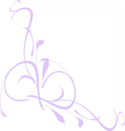 Lavender Floral Swirl Clip Art at Clker.com - vector clip ...