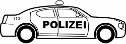 Clipart - German Police Car