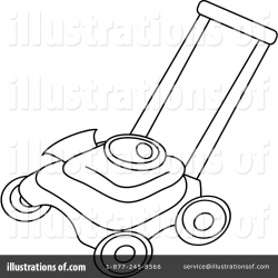Lawn Mower Clipart #94287 - Illustration by Pams Clipart