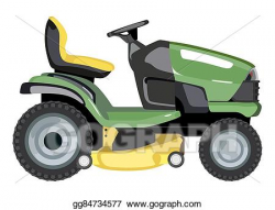 Vector Art - Green lawn mower. Clipart Drawing gg84734577 ...