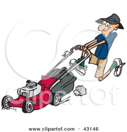 free clip art downloads lawn man | lawn lawnmower man man ...