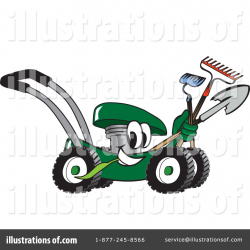 Lawn Mower Clipart #16573 - Illustration by Toons4Biz