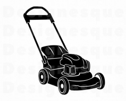 Lawn Mower #4 SVG, Lawn Mower SVG, Landscaping Svg, Lawn Mower Clipart,  Lawn Mower Files for Cricut, Cut Files For Silhouette, Dxf, Png Eps